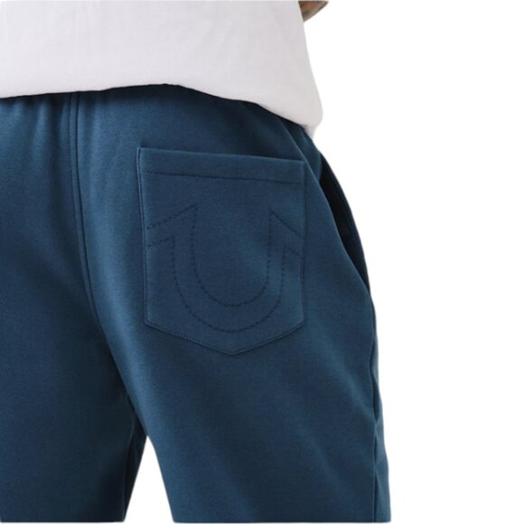 True Religion Men's 2 PC Sweatsuit Fleece Tracksuit Hoodie Joggers Set Malibu - Picture 10 of 16